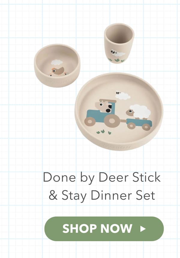 Done by Deer Stick & Stay Dinner Set