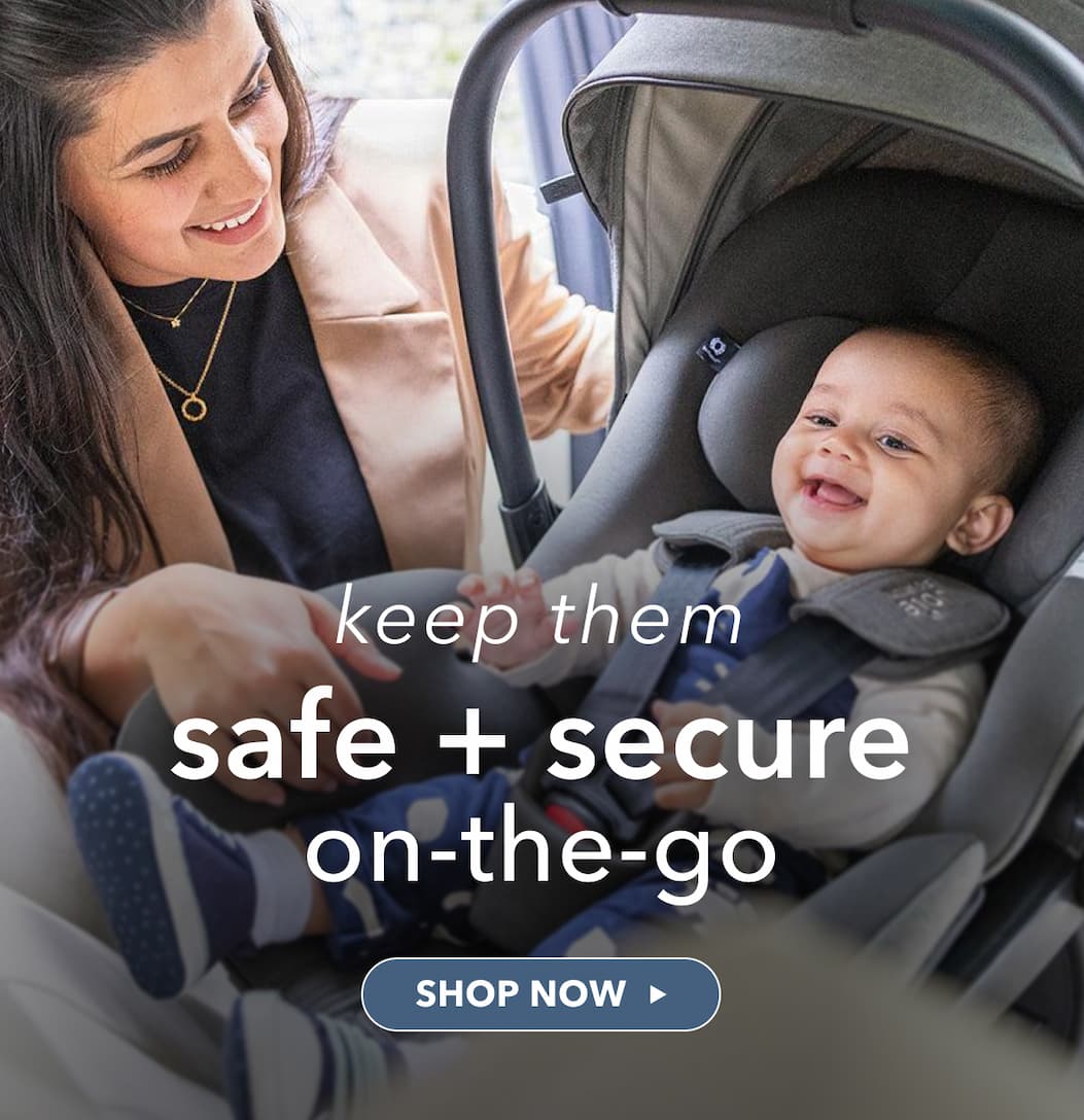 Keep them safe + Secure on-the-go - SHOP NOW