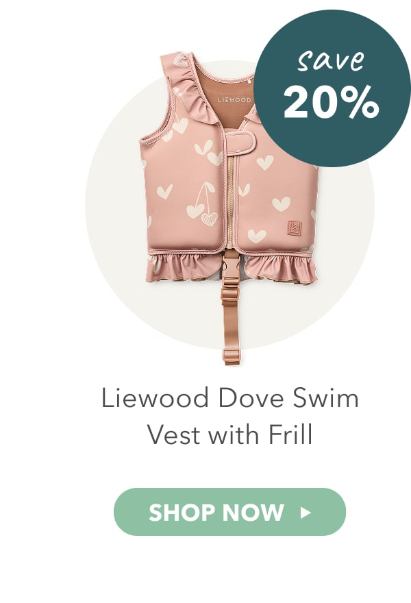 Liewood Dove Swim Vest with Frill