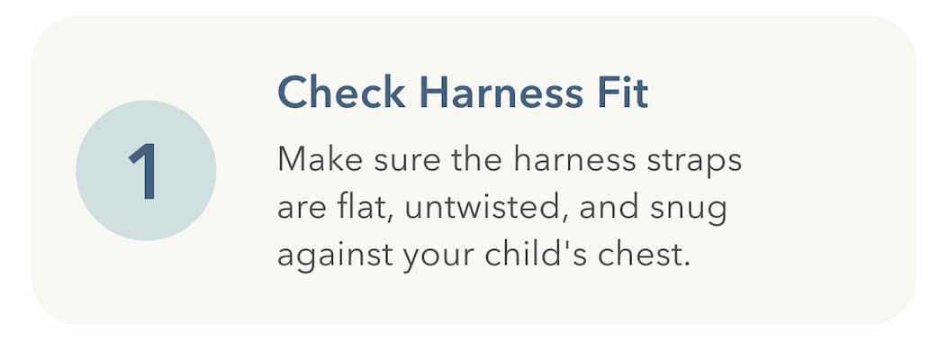 Check Harness Fit 