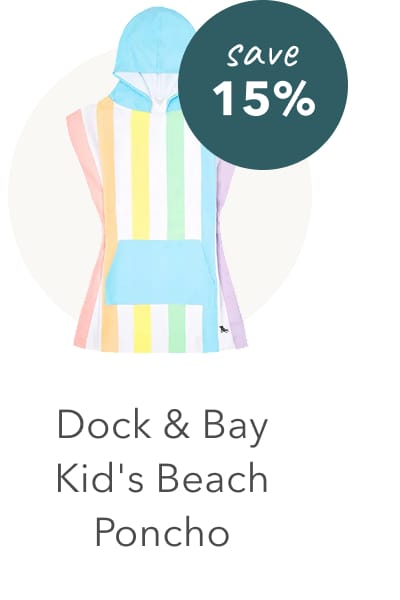 Dock & Bay Kid's Beach Poncho 