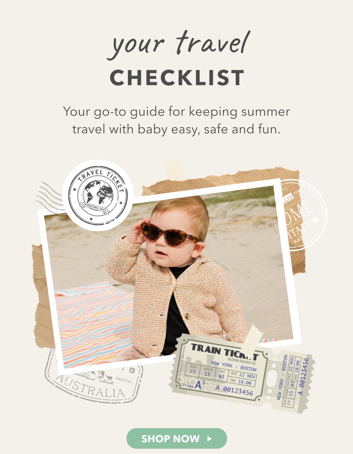 your Travel Checklist - SHOP NOW