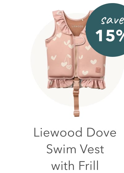 Liewood Dove Swim Vest with Frill