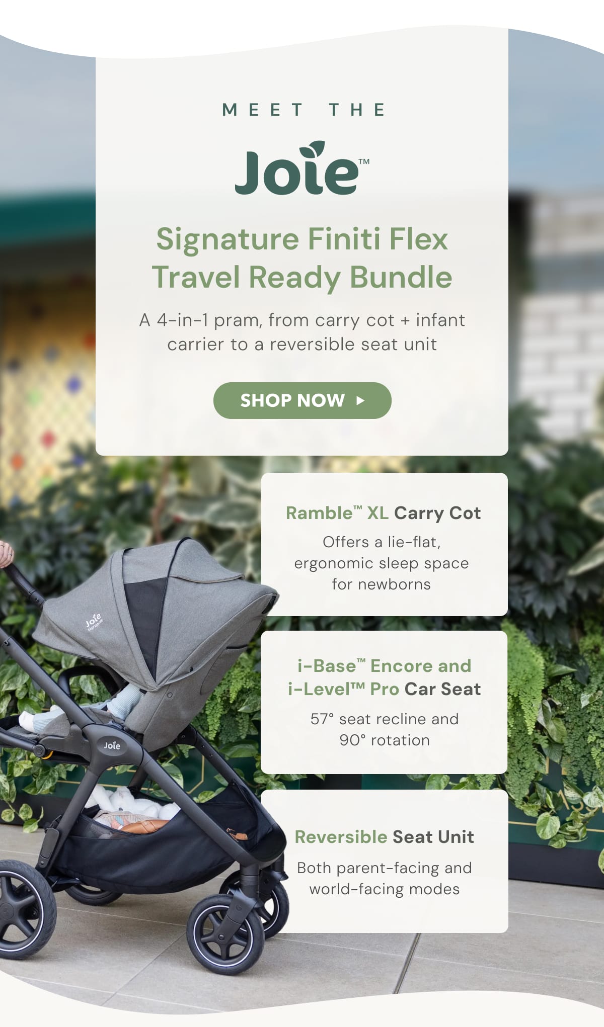Meet the Joie Signature Finiti Flex Travel Ready Bundle  - SHOP NOW