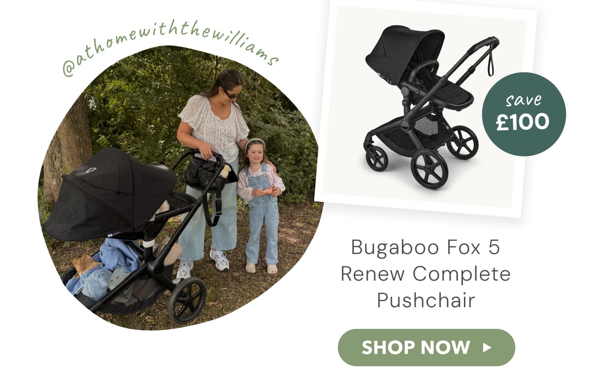 @athomewiththewilliams - Bugaboo Fox 5 Renew Complete Pushchair