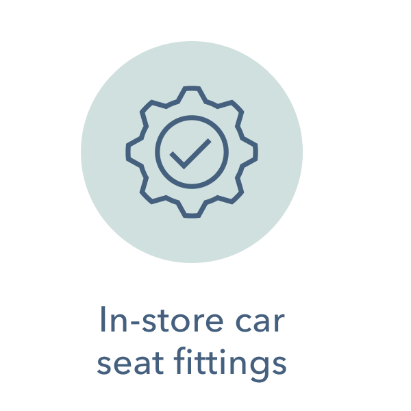 In-store car seat fittings