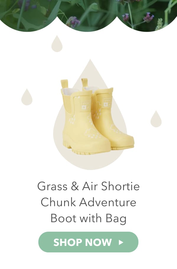 Grass & Air Shortie Chunk Adventure Boot with Bag 
