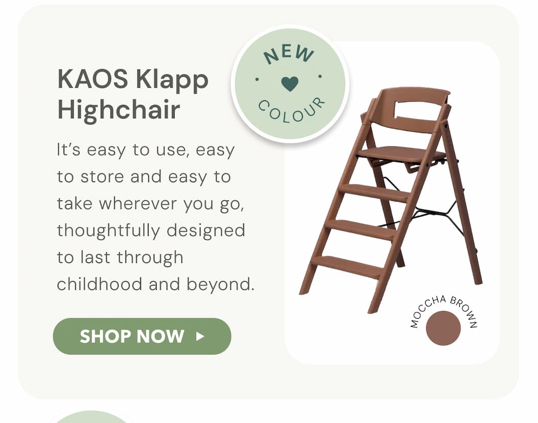 KAOS Klapp highchair