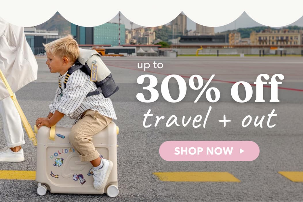 up to 30% off travel + out