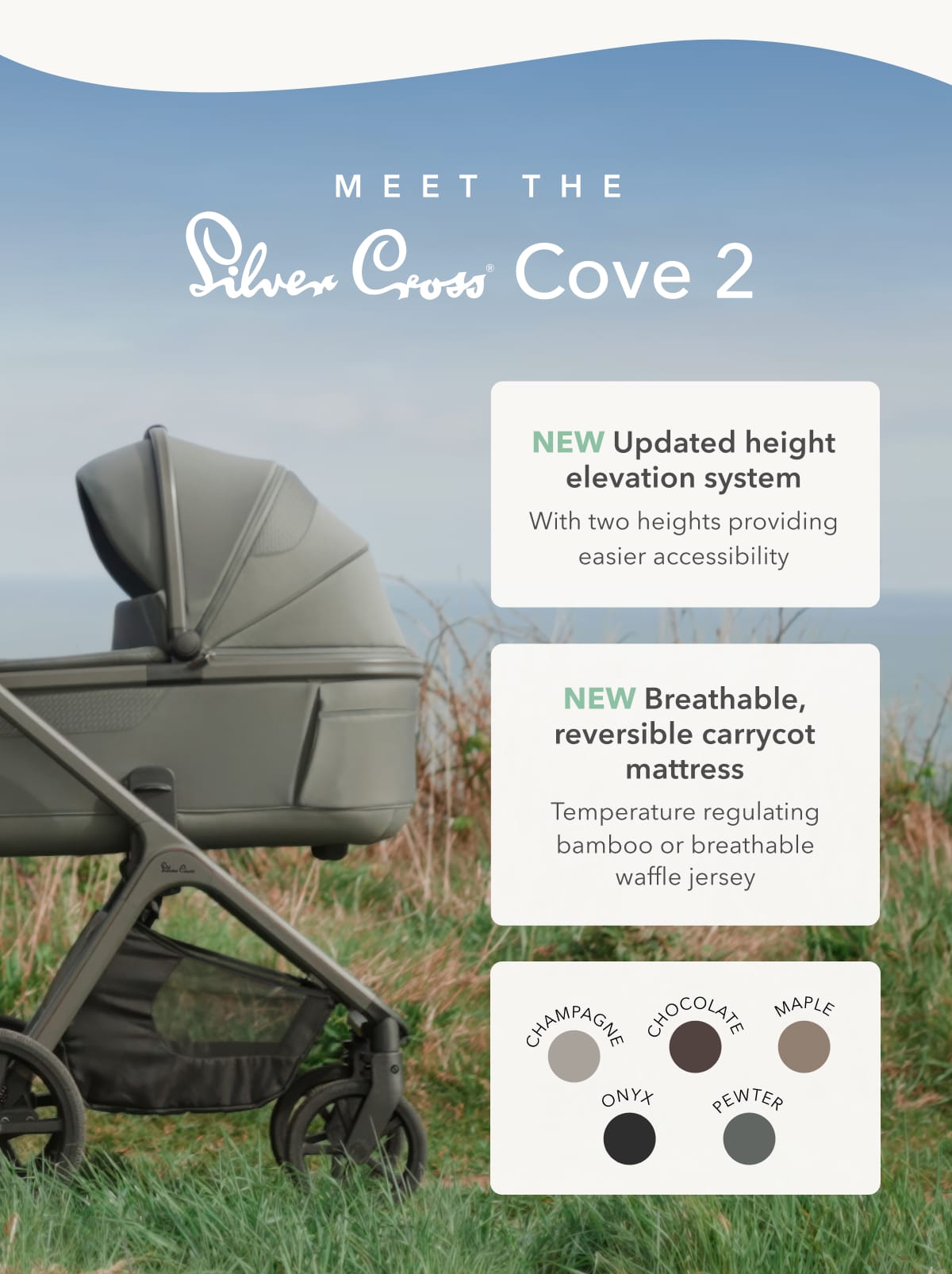 Meet the Silver Cross Cove 2 - SHOP NOW