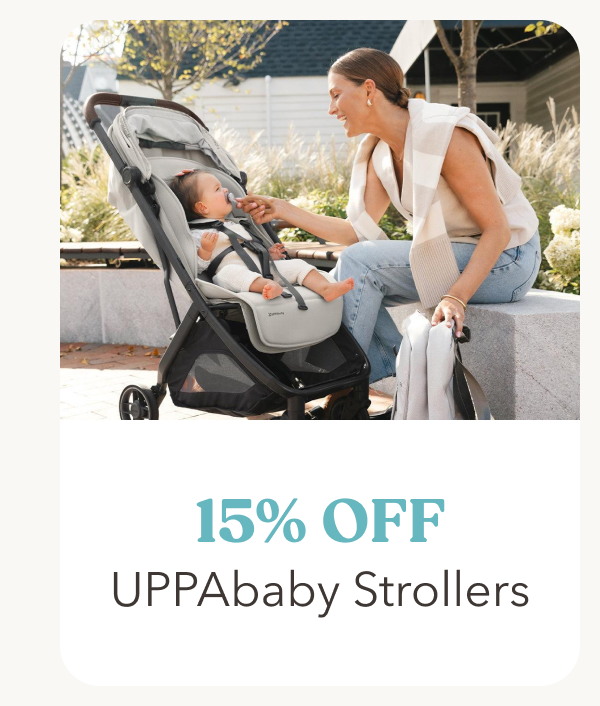15% off UPPAbaby strollers