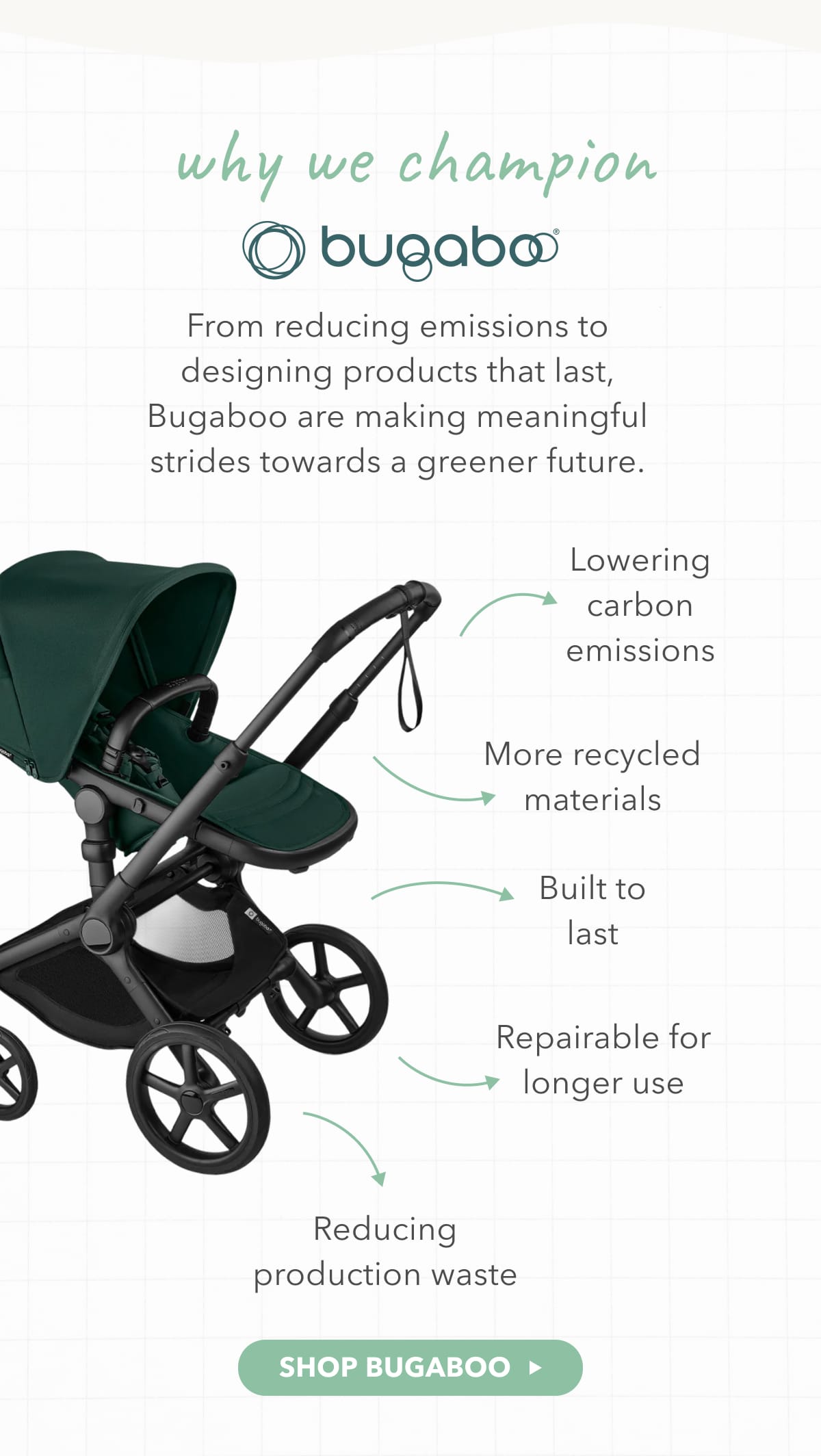 Why we champion Bugaboo - SHOP BUGABOO