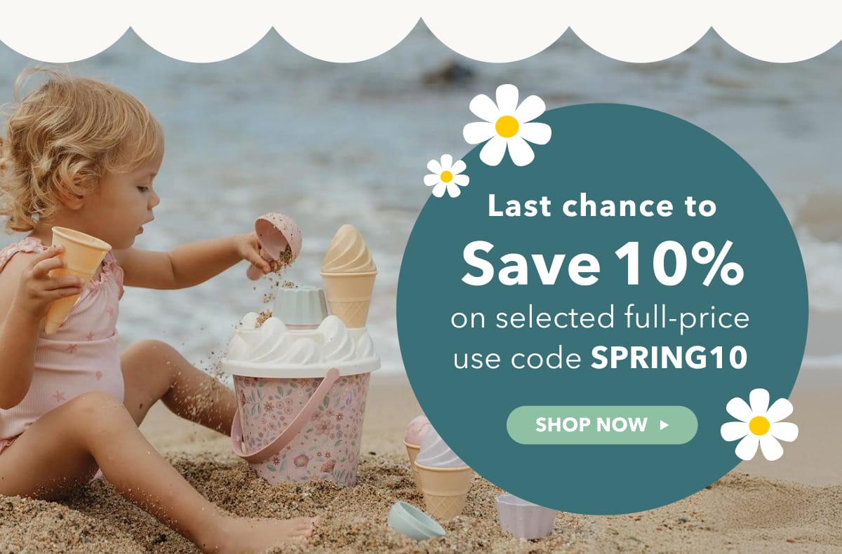 Save 10% on selected full-price use code SPRING10