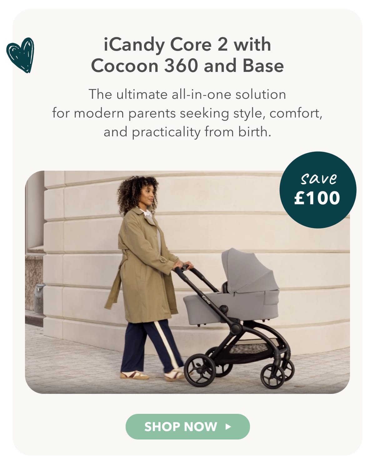 iCandy Core 2 with Cocoon 360 and Base 