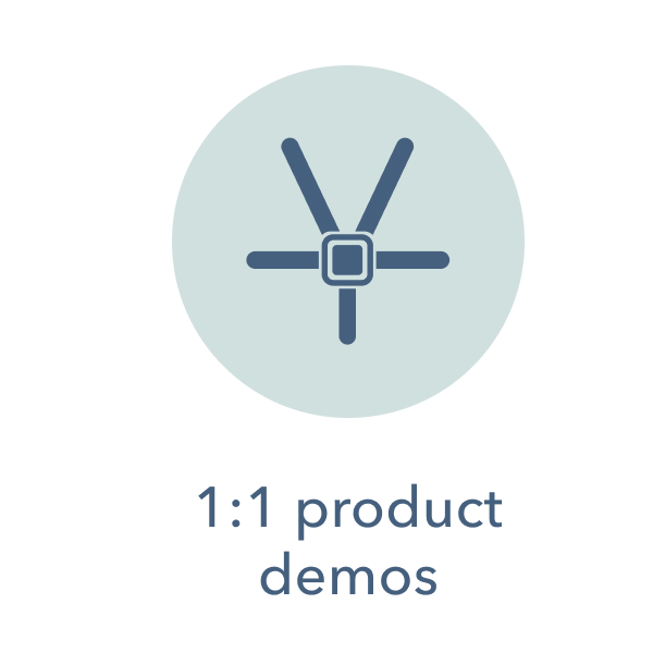 1:1 Product Demos