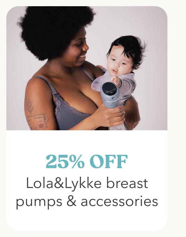 25% off Lola&Lykke breast pumps & accessories