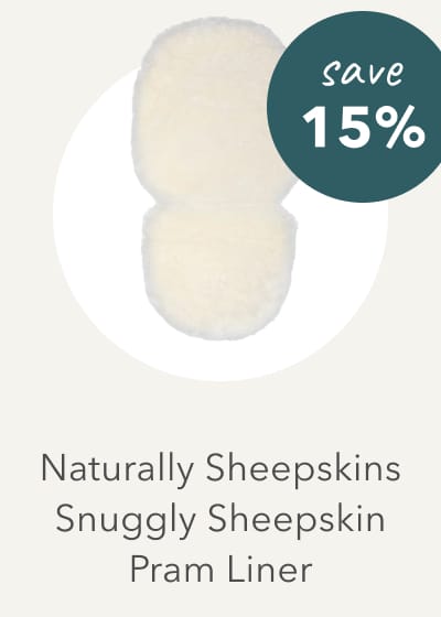 Naturally Sheepskins Snuggly Sheepskin Pram Liner