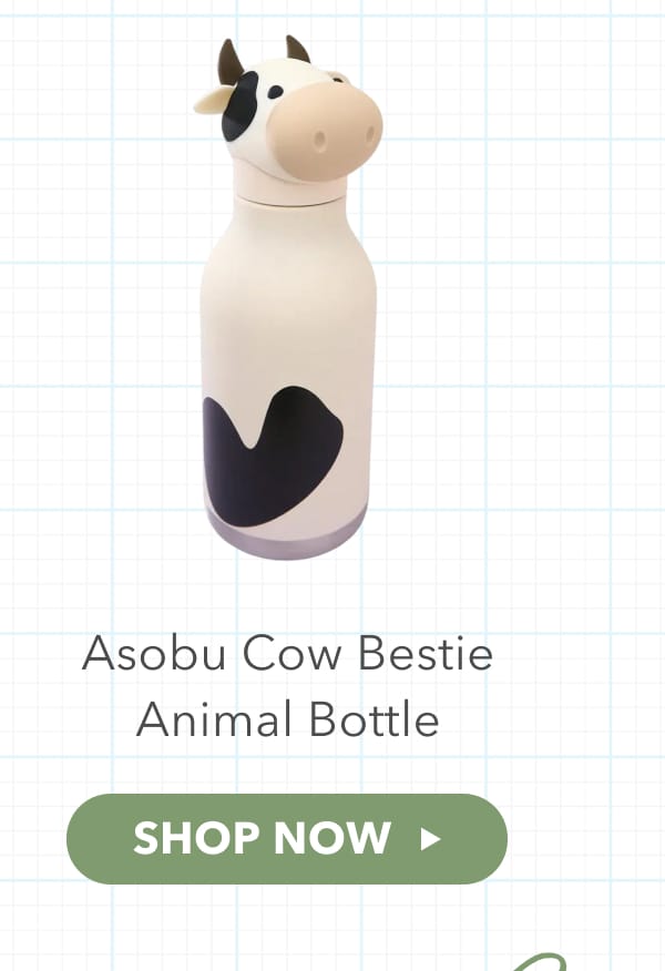 Asobu Cow Bestie Animal Bottle