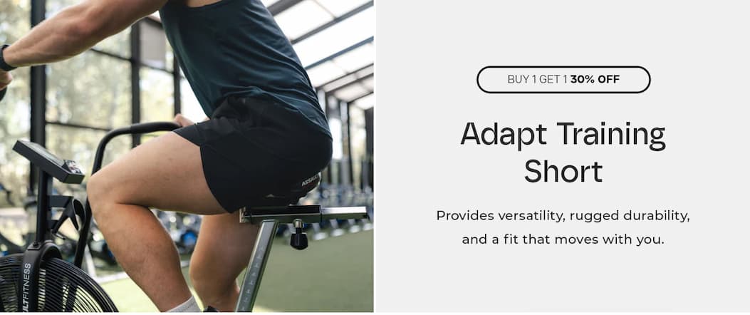 Buy 1 Get 1 30% OFF on all Adapt Training Shorts.