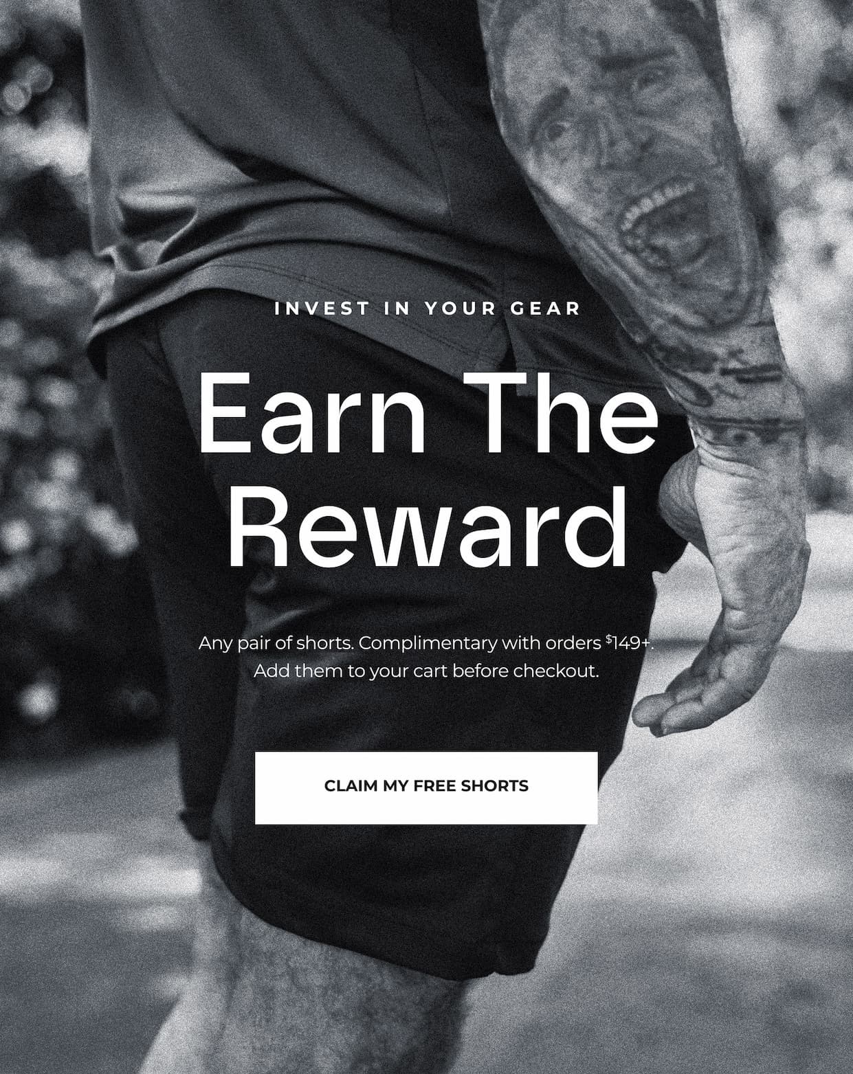 Invest In Your Gear. Earn The Reward.