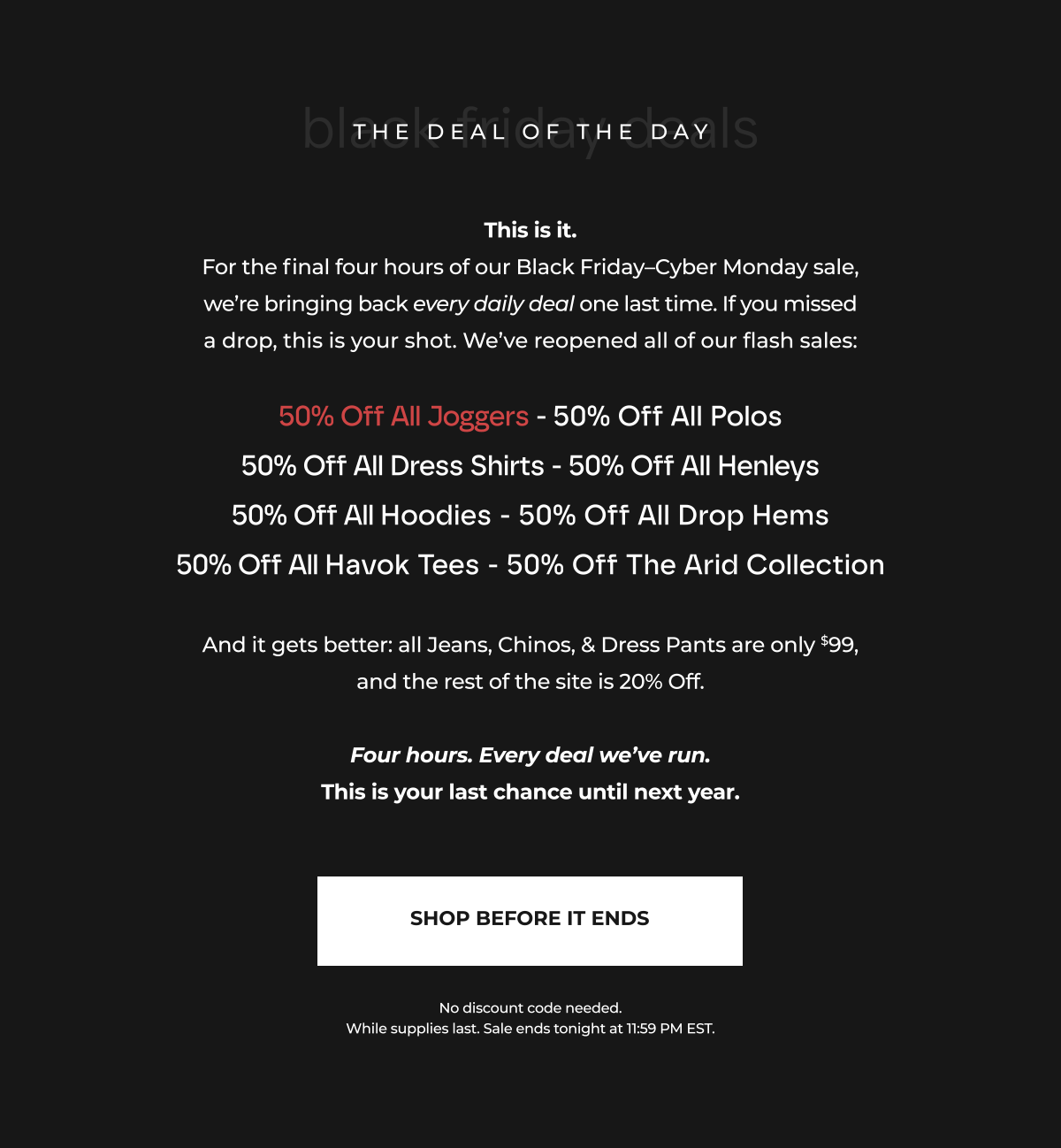 All 50% Off Flash Sales Are Back, But Only For 4 Hours!