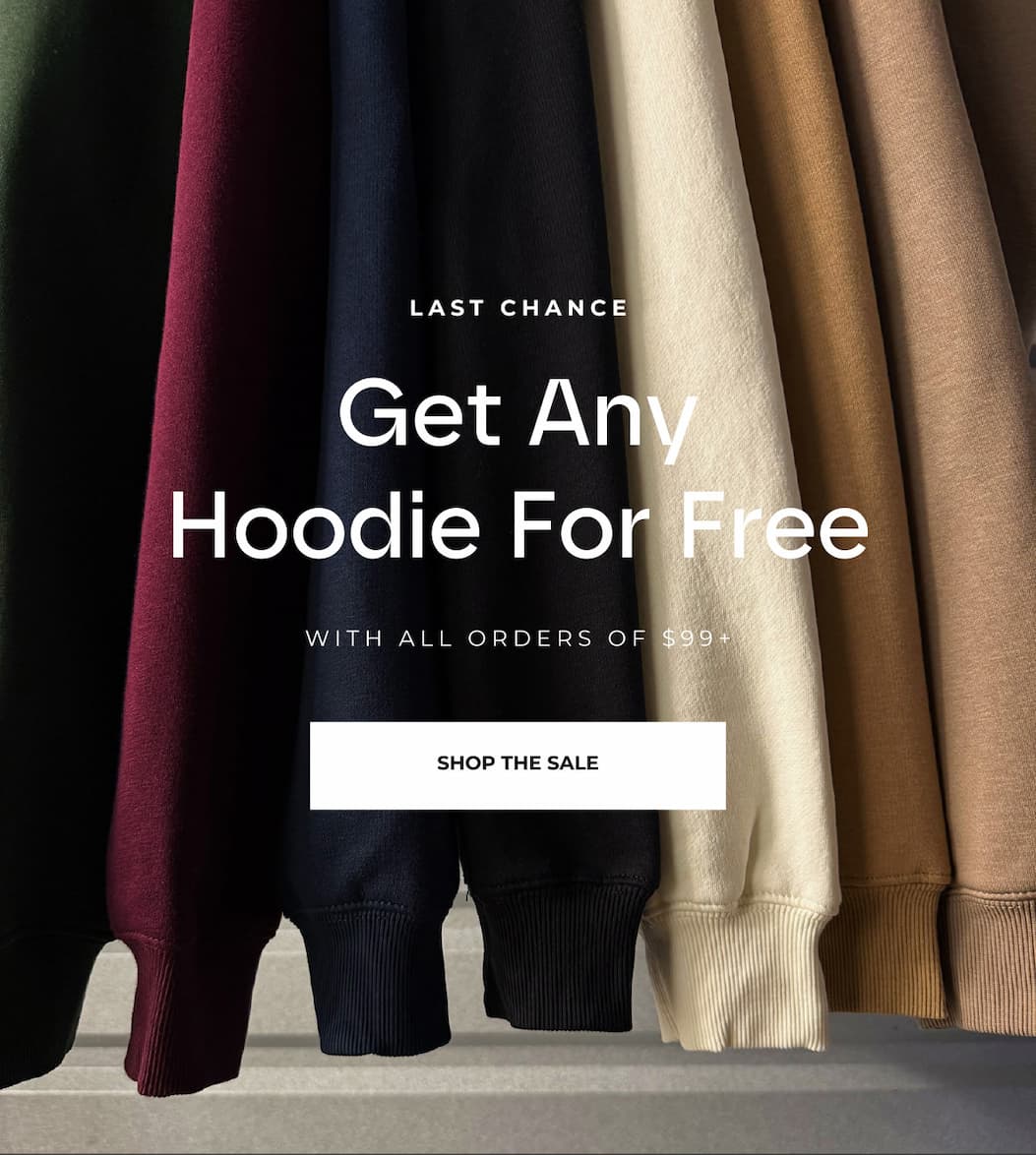 Last Chance. Our Annual Free Hoodie Sale ends tomorrow night.  This is your chance to lock in a free Foundation or Stealth Hoodie with any order of $99 or more. Built for comfort, performance, and everyday wear, these hoodies are designed to move with you wherever the day takes you. Whether you're upgrading your training rotation or adding a new go-to layer.