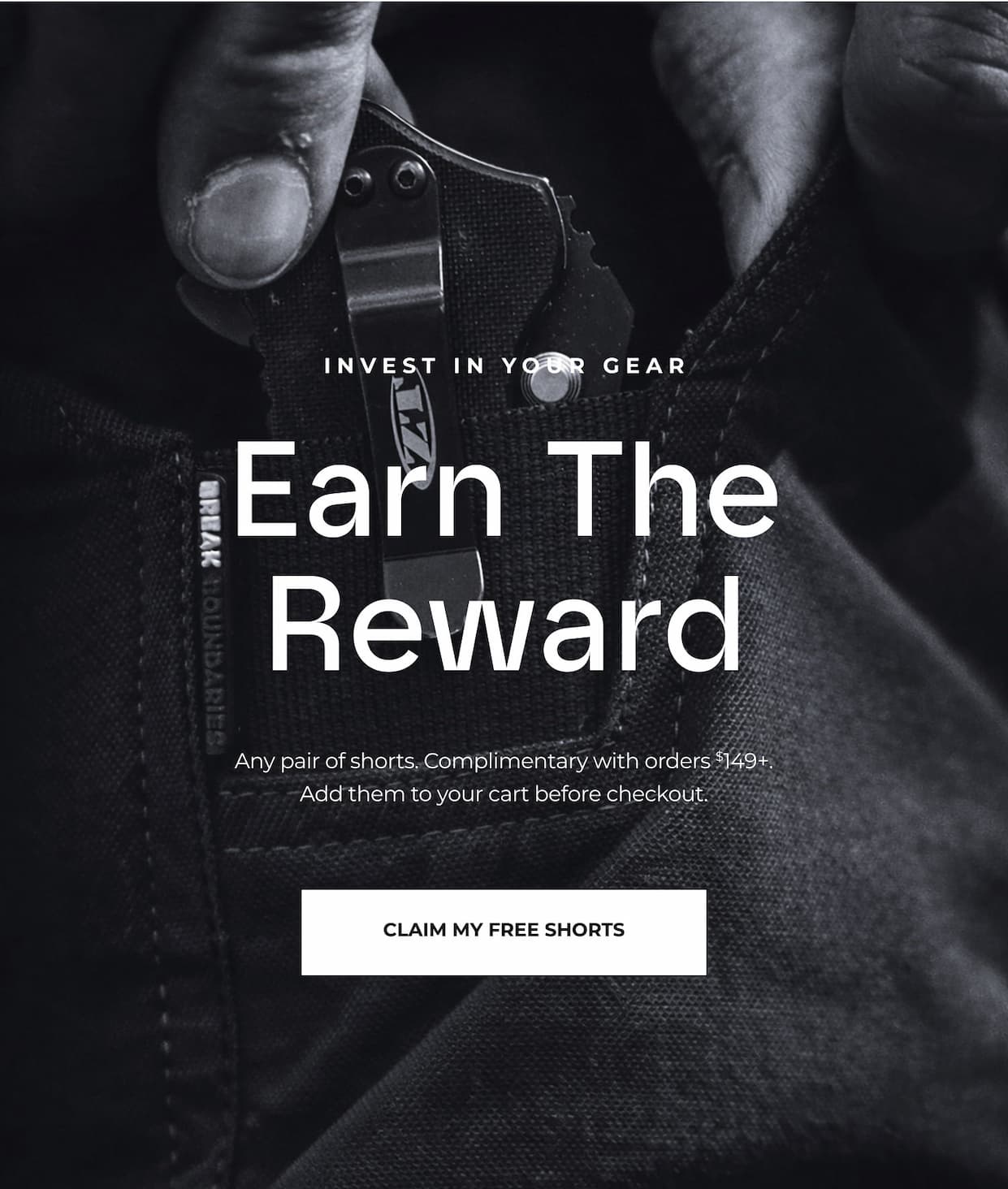 Invest In Your Gear. Earn The Reward.