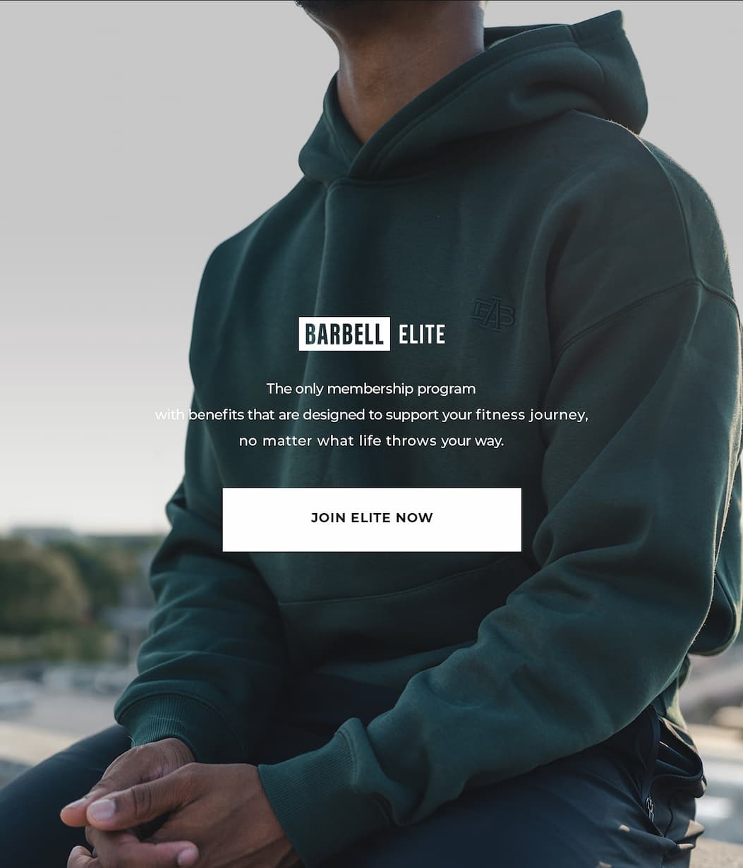 Barbell Elite, the only membership program with benefits that are designed to support your fitness journey, no matter what life throws your way.