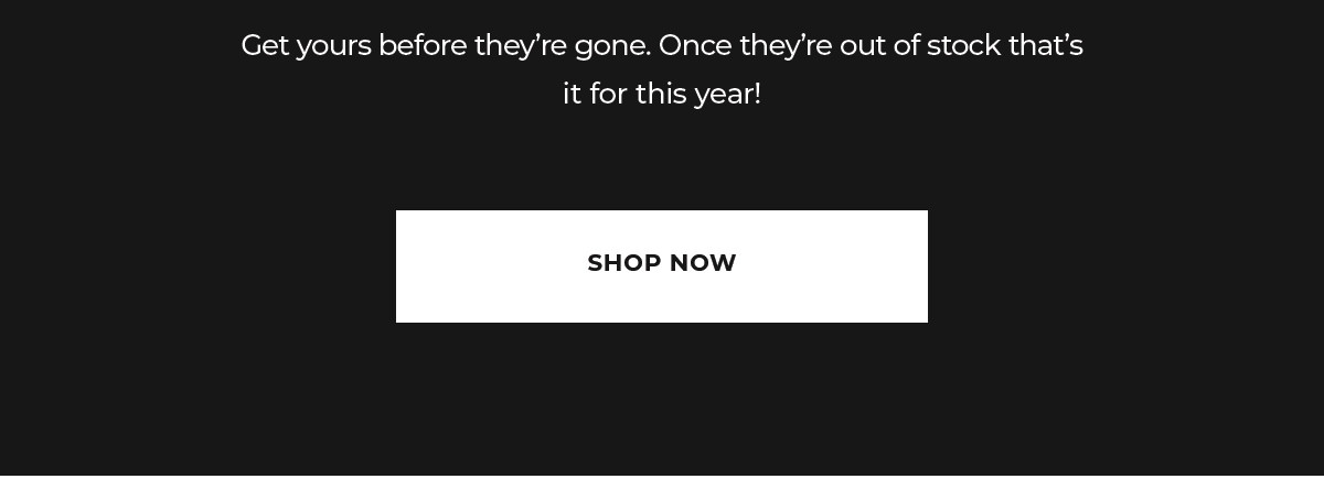 The Annual Hoodie Sale only happens once a year and if history tells us anything, these hoodies won't stay in stock for long.