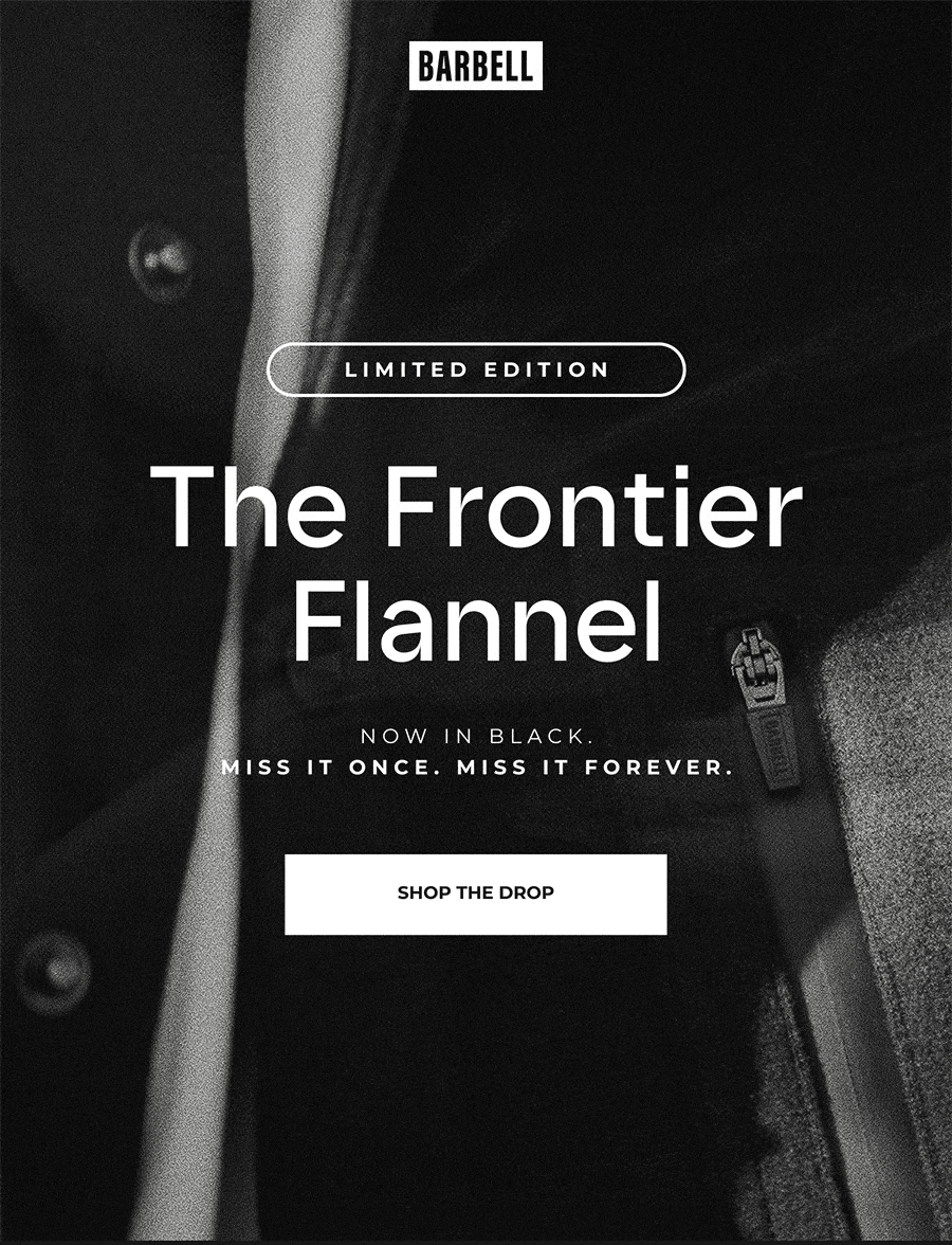 LIMITED EDITION DROP | The Frontier Flannel in Black LIMITED EDITION DROP | The Frontier Flannel in Black