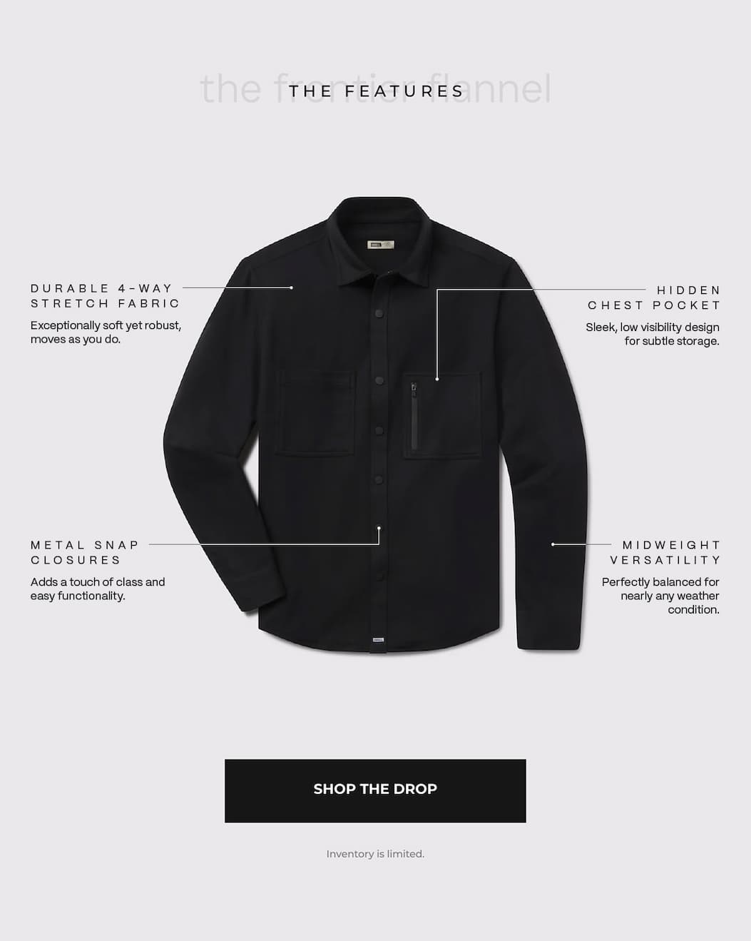 Features of The Frontier Flannel