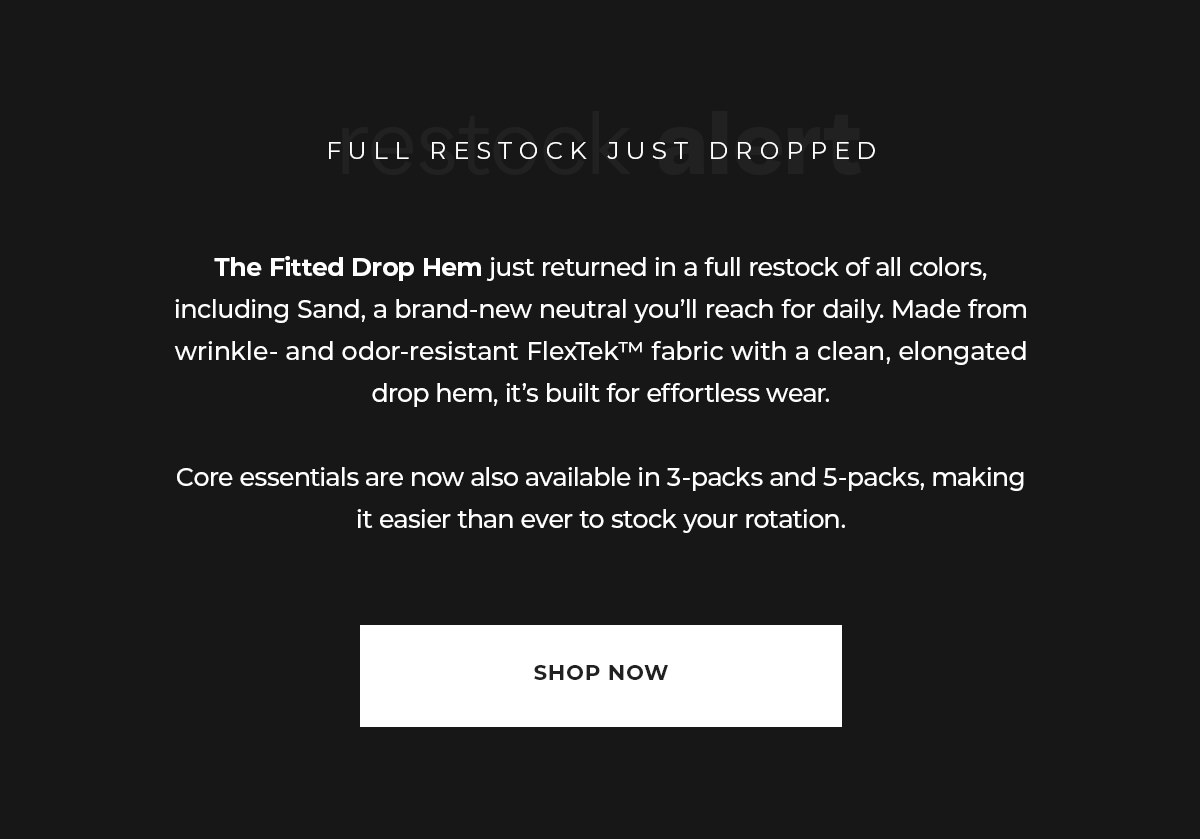 Our best-selling Ultralight, Recon, and Adapt Joggers are restocked just in time for the Black Friday deals. For a limited time, get any pair for just $99. Each style delivers peak performance, comfort, and versatility. From the gym to travel to everyday wear, these joggers move with you and are designed for people who never slow down. With thousands of 5-star reviews, this lineup has earned its reputation. Grab your go-to pair while they're back and fully in stock.