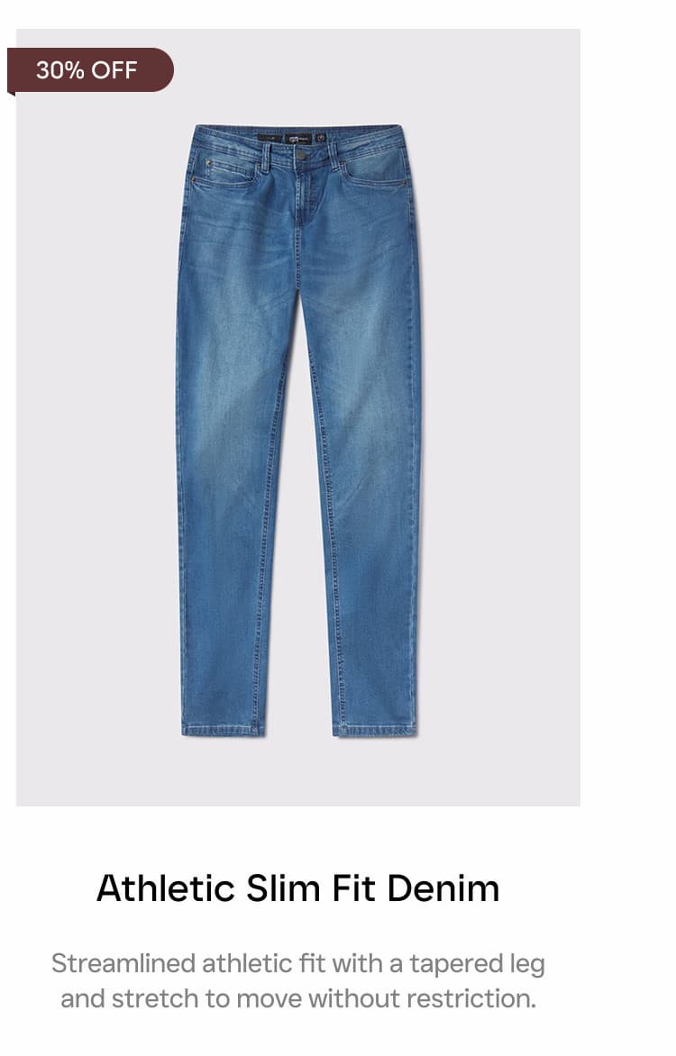 Athletic Slim Fit Denim
