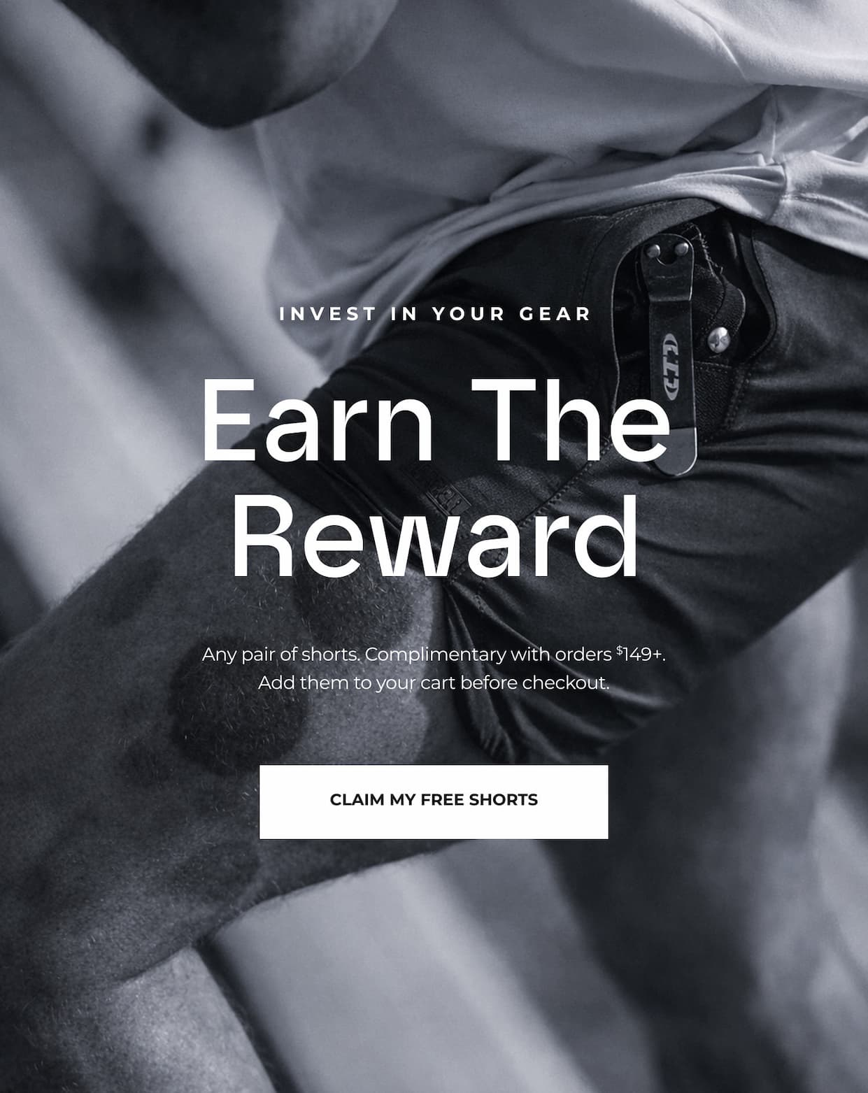 Invest In Your Gear. Earn The Reward.