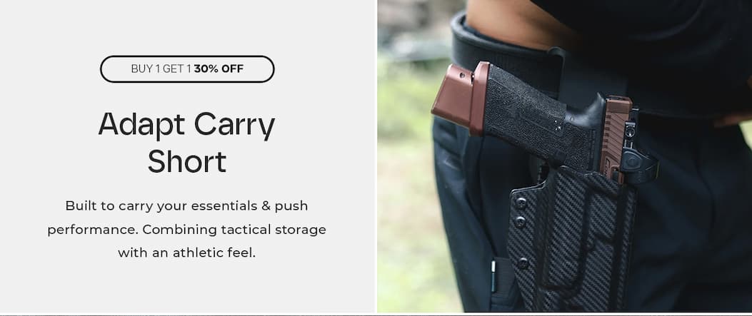 Buy 1 Get 1 30% OFF on all Adapt Carry Shorts.