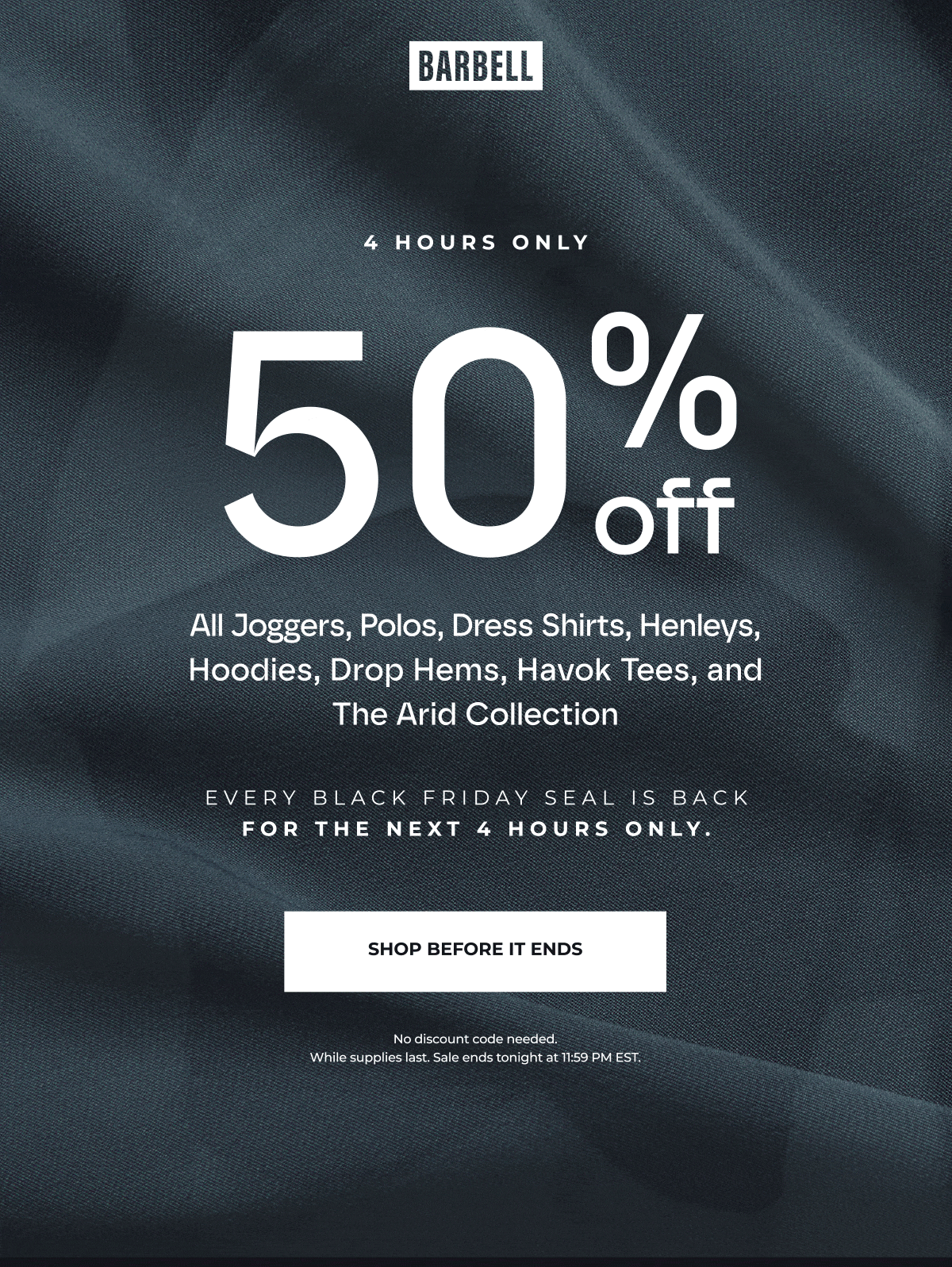 4 HOURS ONLY | Every 50% OFF Black Friday Deal Returns