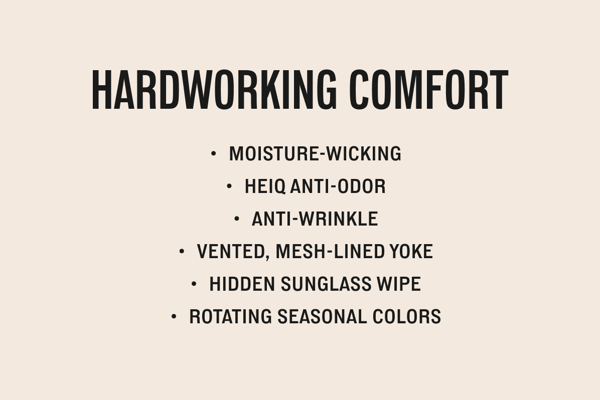 Hardworking comfort in every color 
