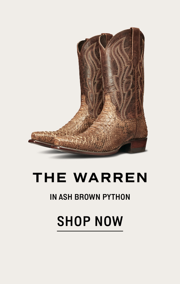 Shop Now: The Warren in Ash Brown Python 