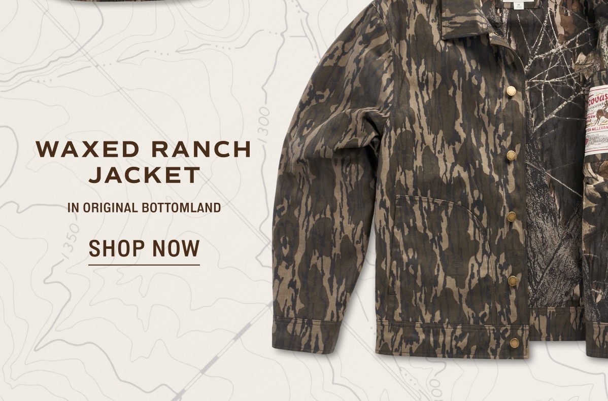 Shop Now: Waxed Ranch Jacket in Original Bottomland 