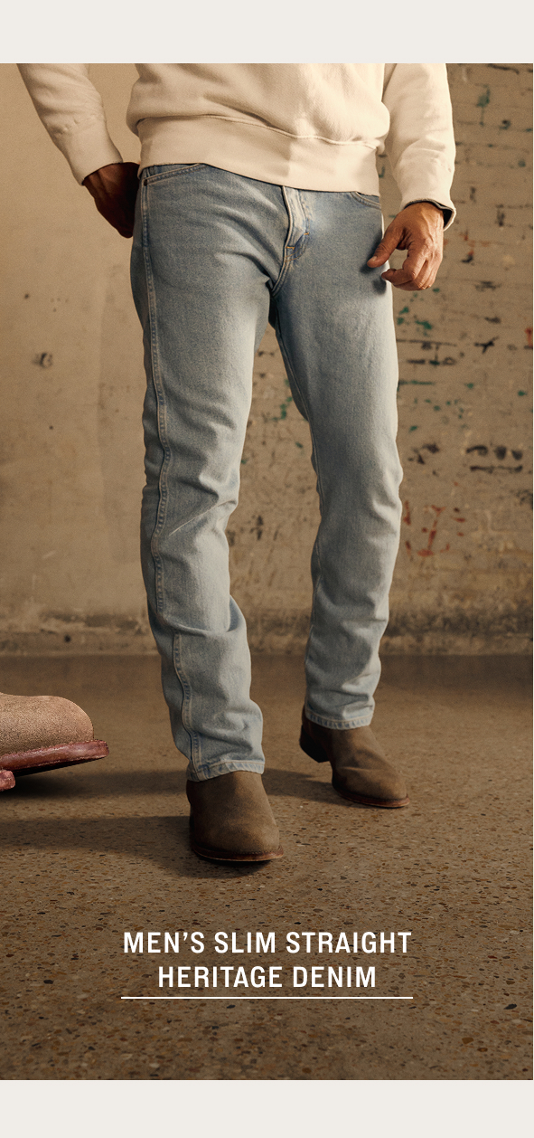 Men's Slim Straight Heritage Denim 