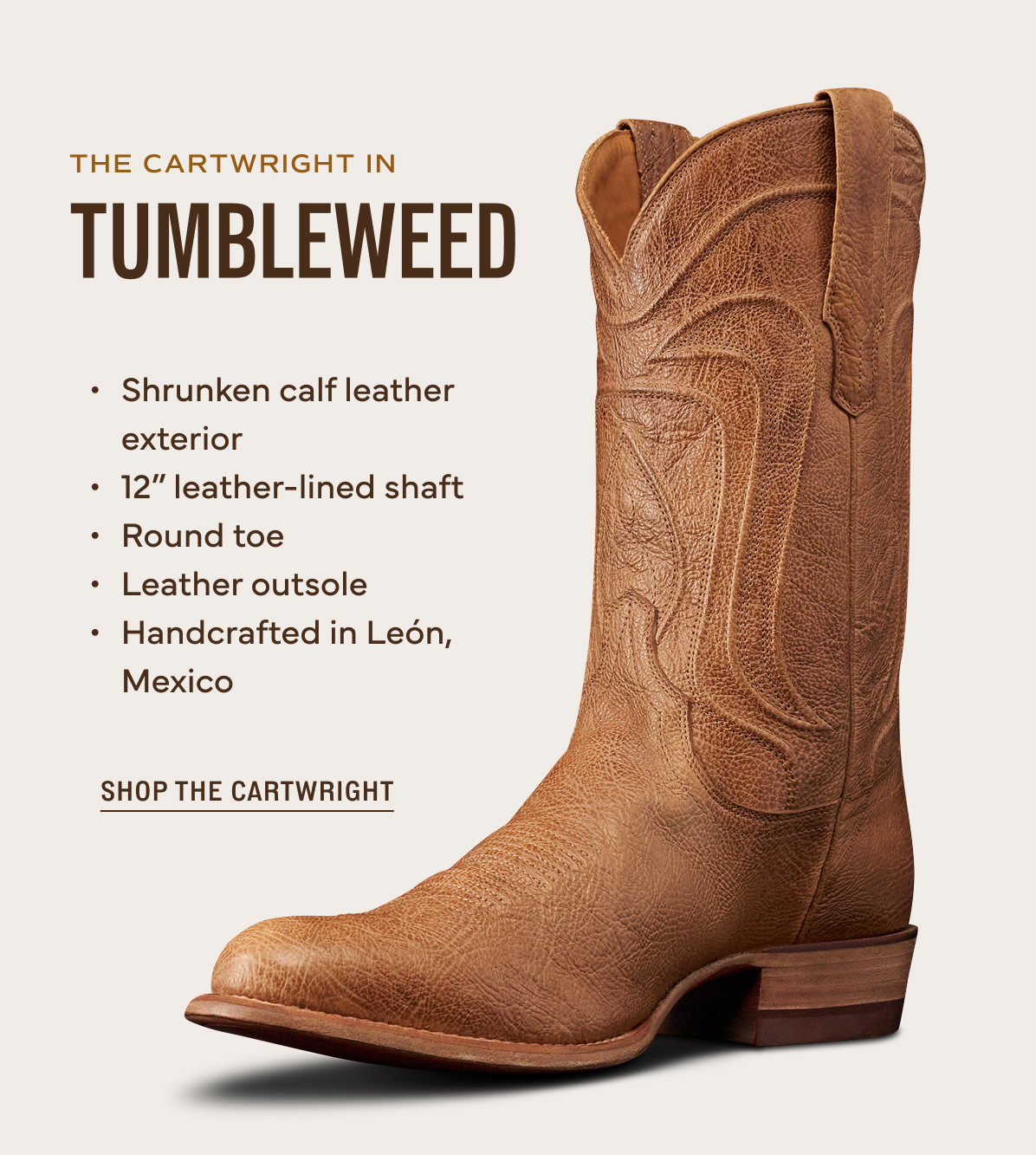 Cartwright in Tumbleweed