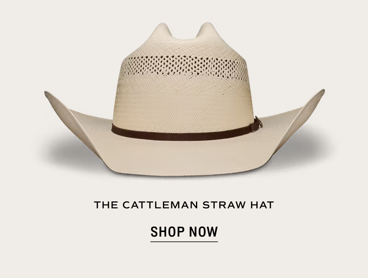 Shop Now: The Cattleman Straw Hat 