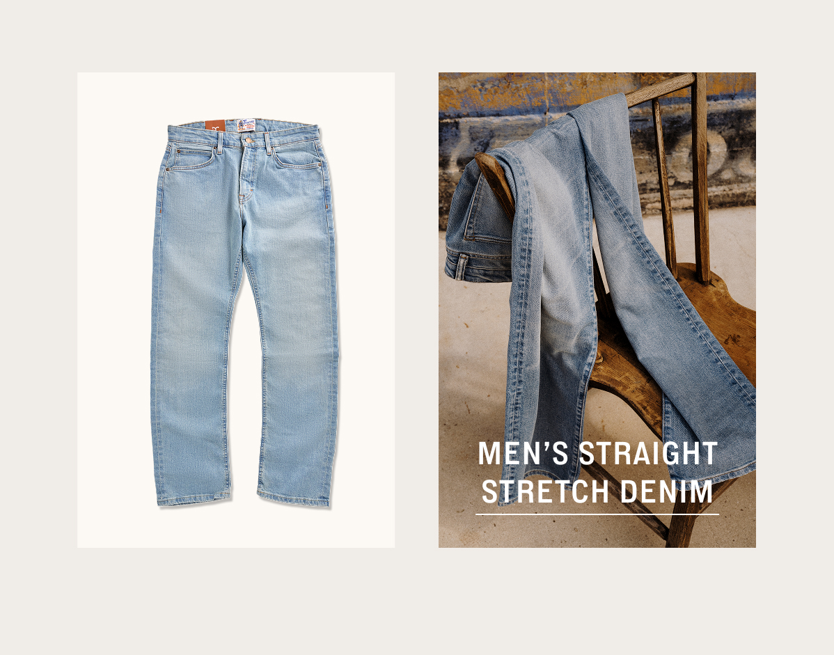 Men's Straight Stretch Denim 