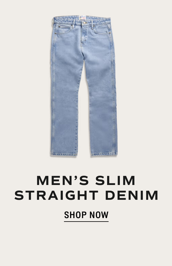 Men's Slim Straight Denim 