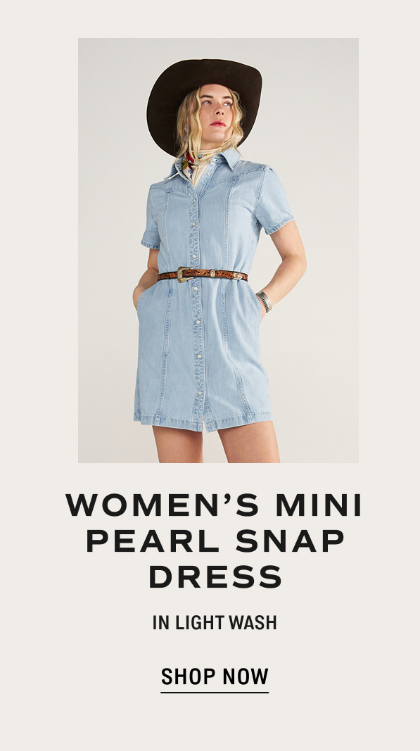 Mini Pearl Snap Dress