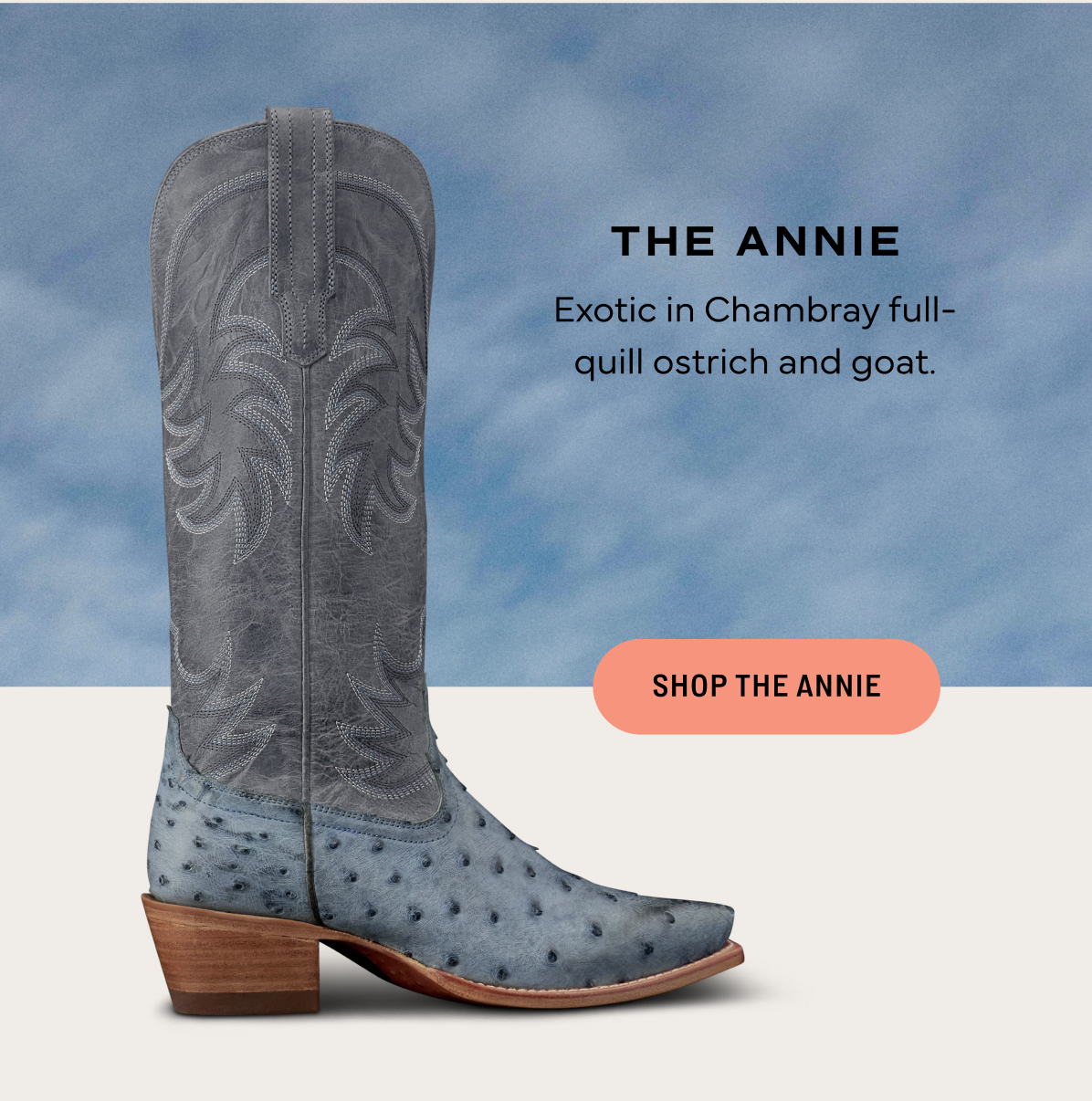Shop the Annie in Chambray 