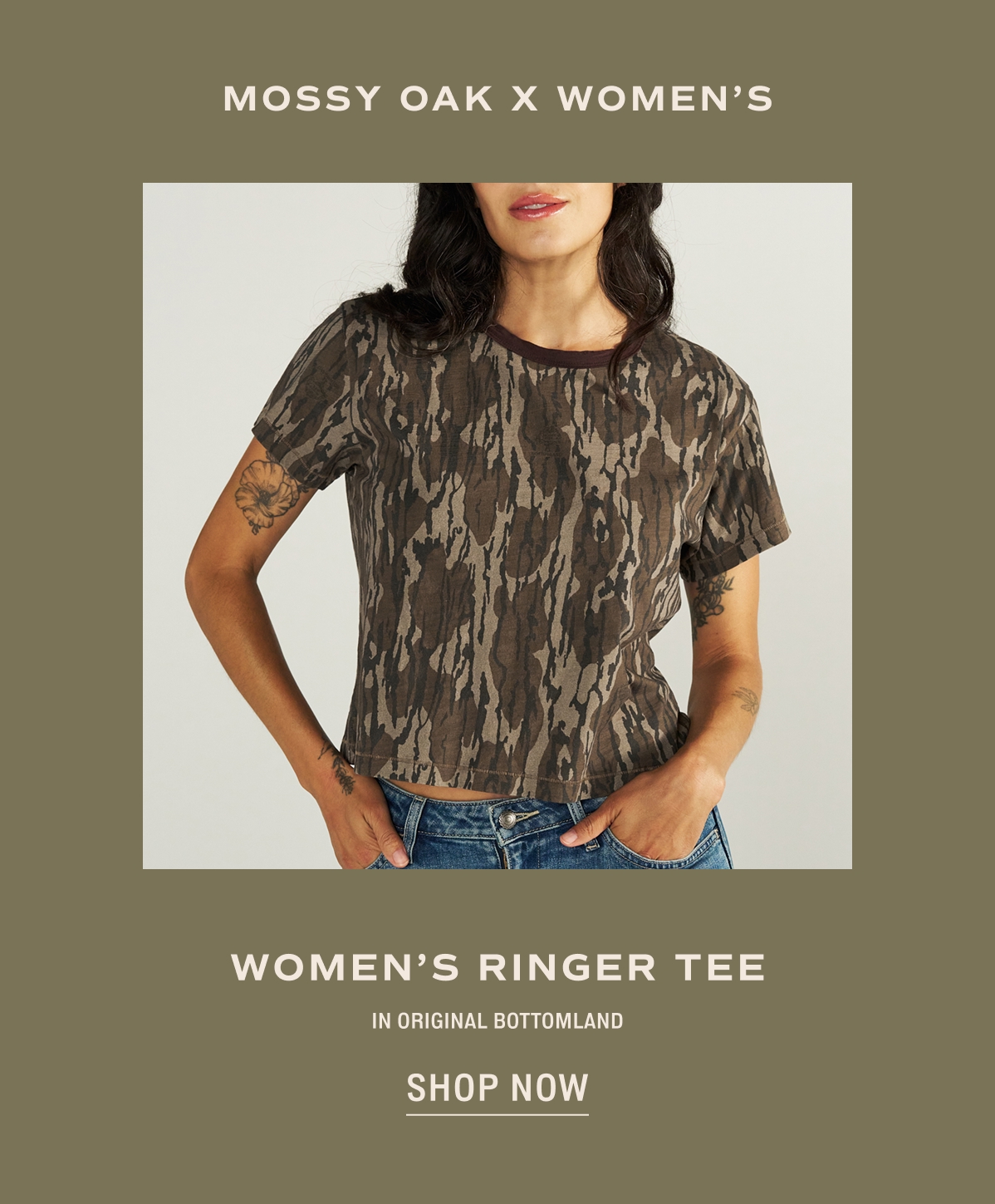 Shop Now: Women's Ringer Tee in Original Bottomland 