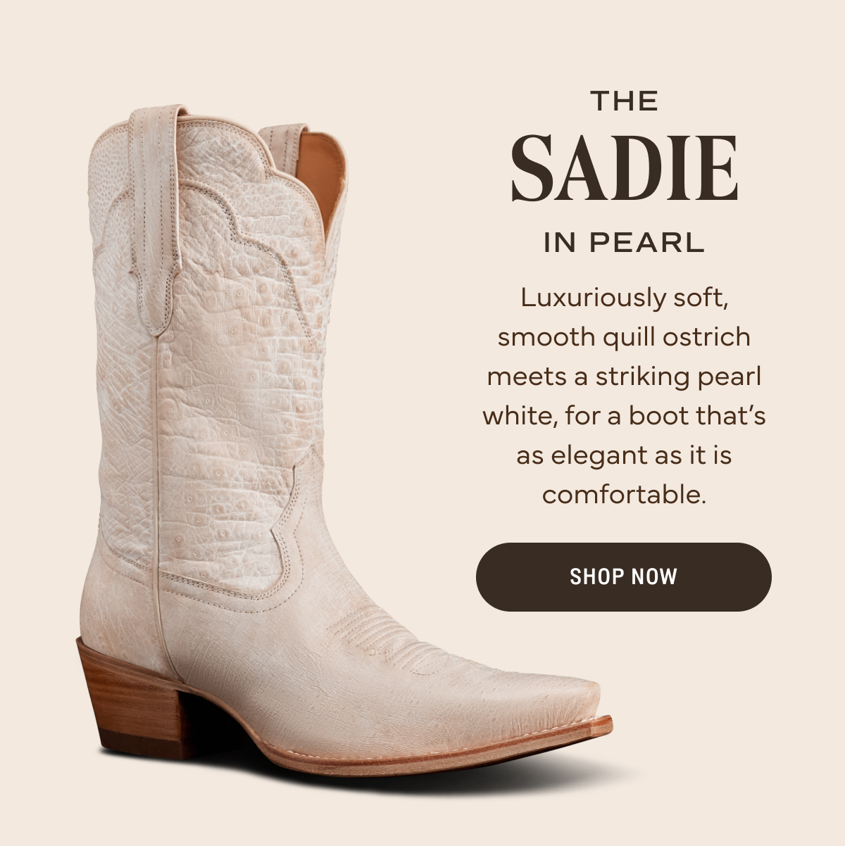 Shop the NEW Sadie in Pearl 