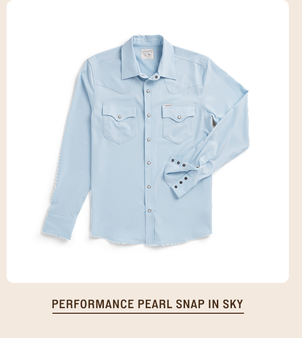 Performance Pear Snap in Sky 