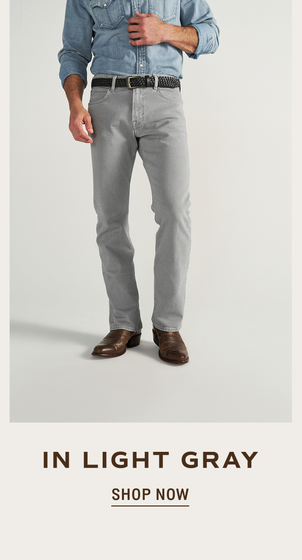 Shop Now: Men's Slim Straight in Light Grey 